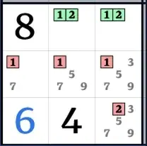Hidden Pairs Technique for Solving Sudoku